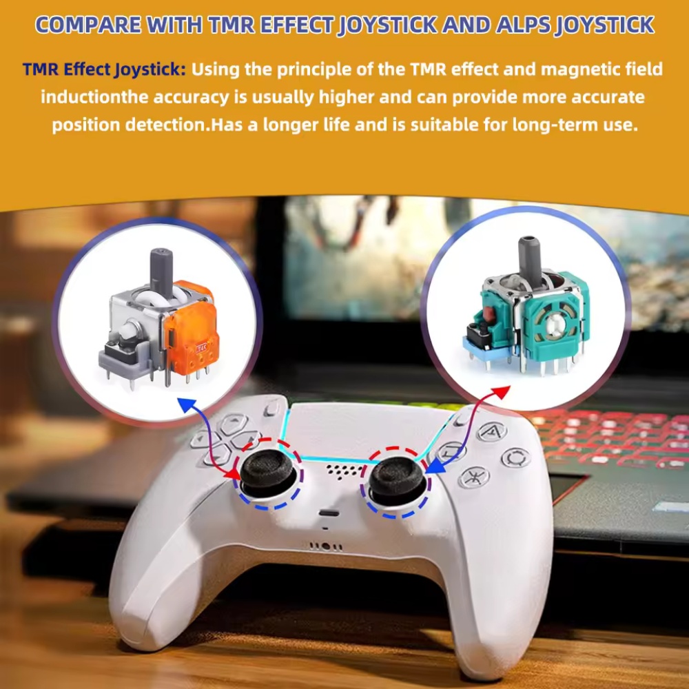 2-10개 교체용 TMR 이펙트 조이스틱 3D 아날로그 - Gaming Console Tv 리뷰 및 가격