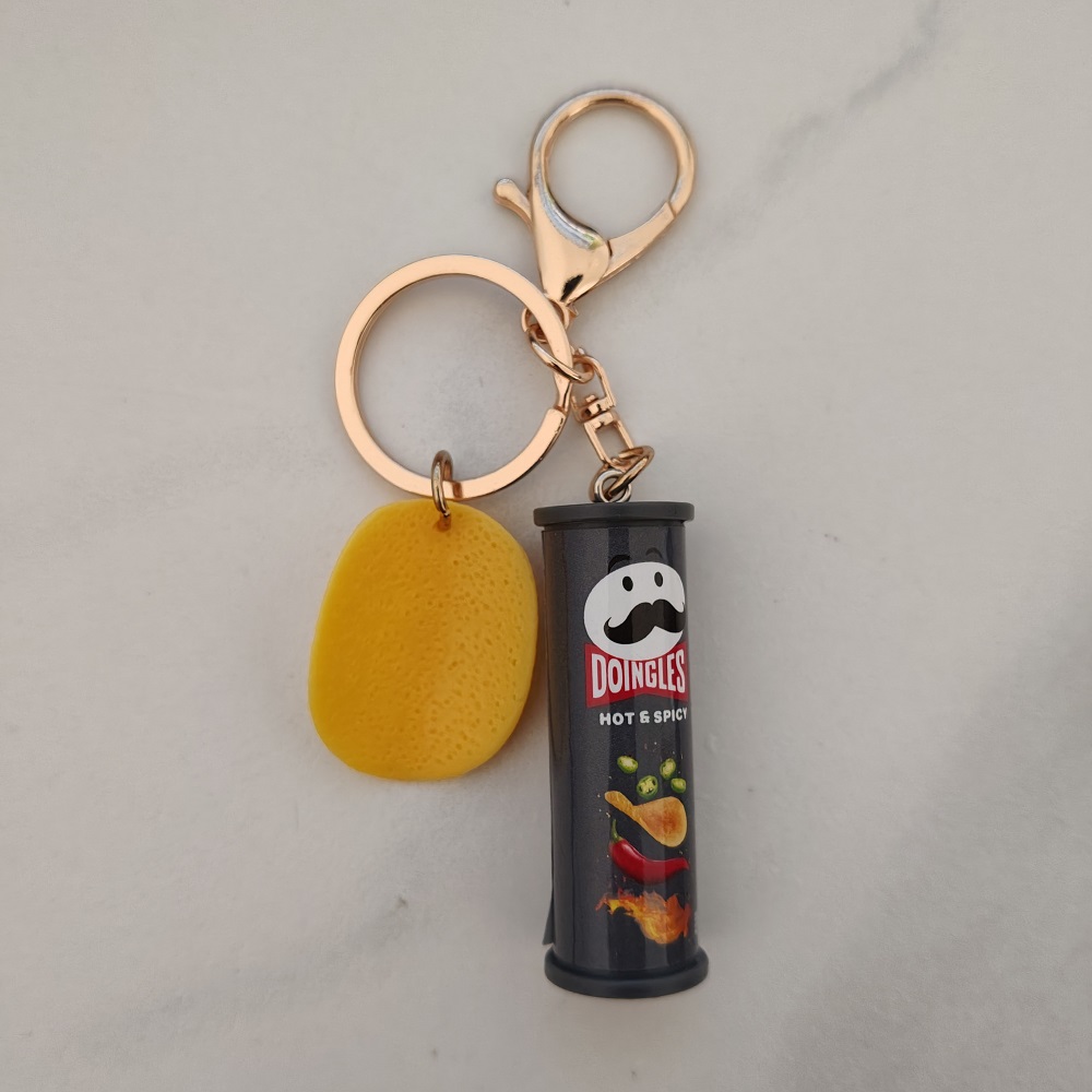 창의적인 감자칩 열쇠고리 - 사실적인 레진 간식 감자칩 - Gaming Console Keychain 리뷰 및 가격