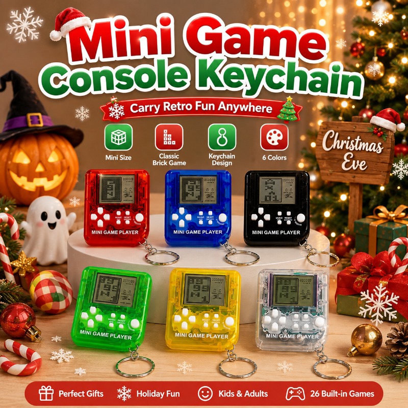 미니 테트리스 게임 콘솔 키체인 휴대용 게임기 배낭 장 - Gaming Console Keychain 리뷰 및 가격