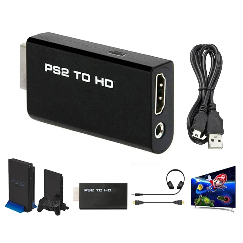 PS2-HDMI 오디오 비디오 컨버터 480i/480p - Gaming Console All 리뷰 및 가격